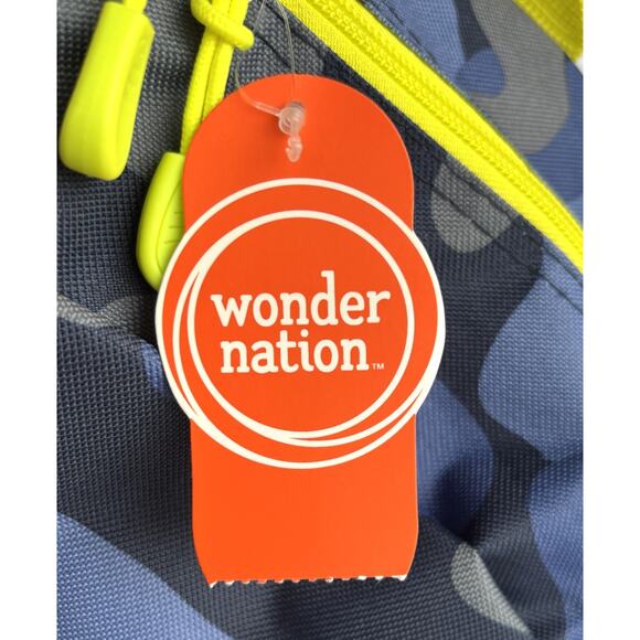 Wonder Nation Blue Camo Backpack NWT - Picture 8 of 8